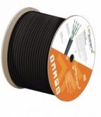 Cabo de Rede TurboLink cat5e Preto c/ Capa Emborrachada (100