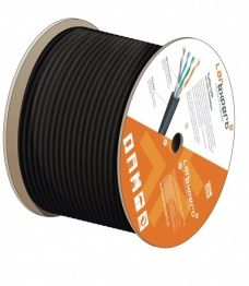 Cabo de Rede TurboLink cat5e Preto c/ Capa Emborrachada (100